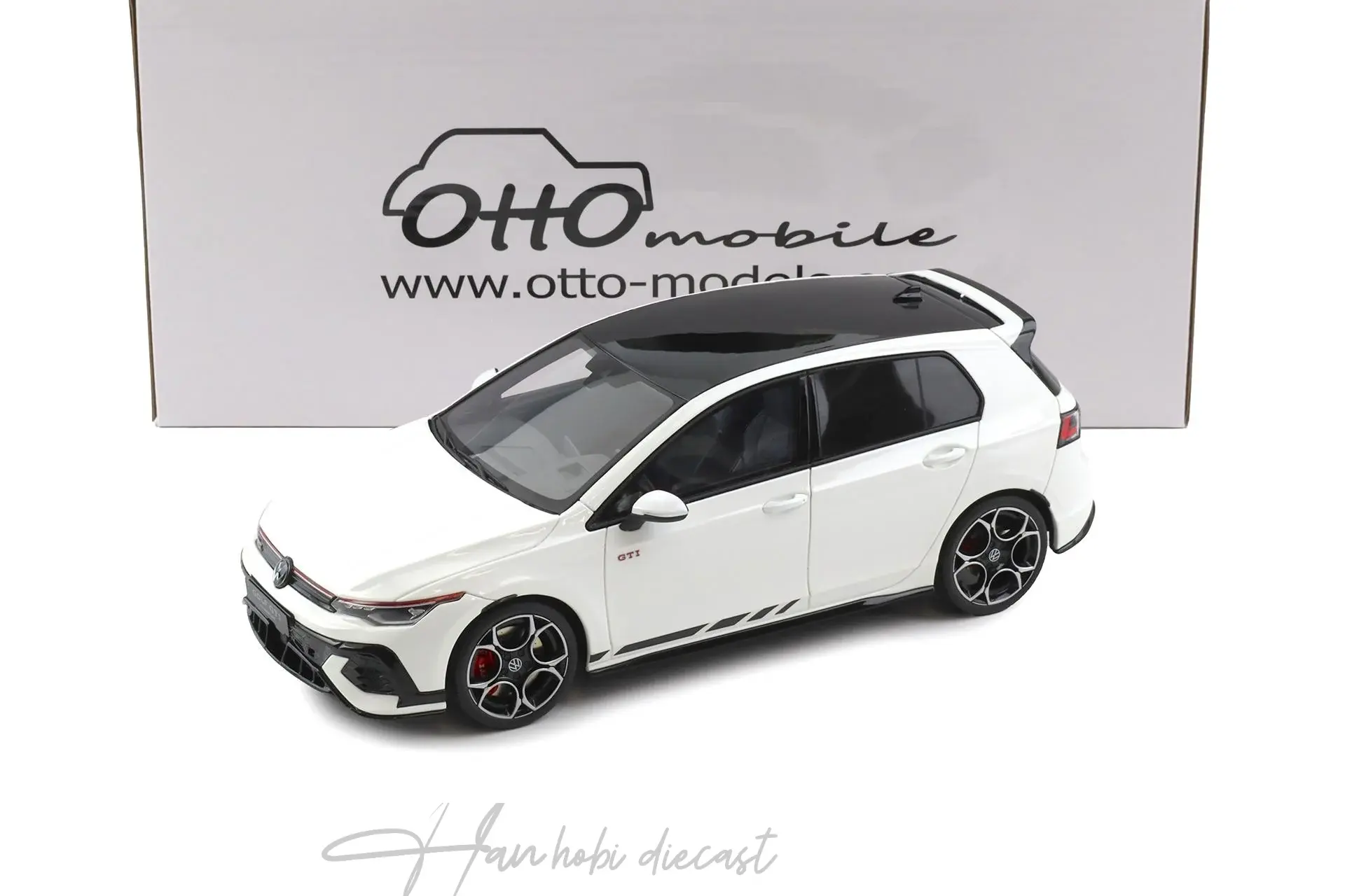 Volkswagen Golf Mk8 GTI White 1/18 OTTO RESİN