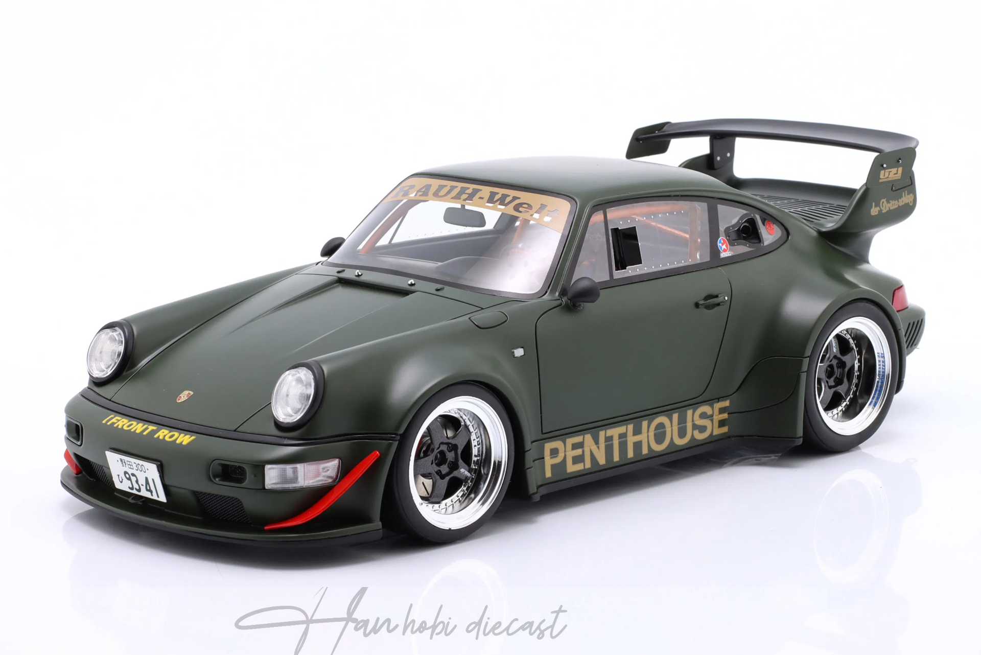 Porsche 911 RWB Penthouse, Kaki Green 1/18 GT-SPIRIT