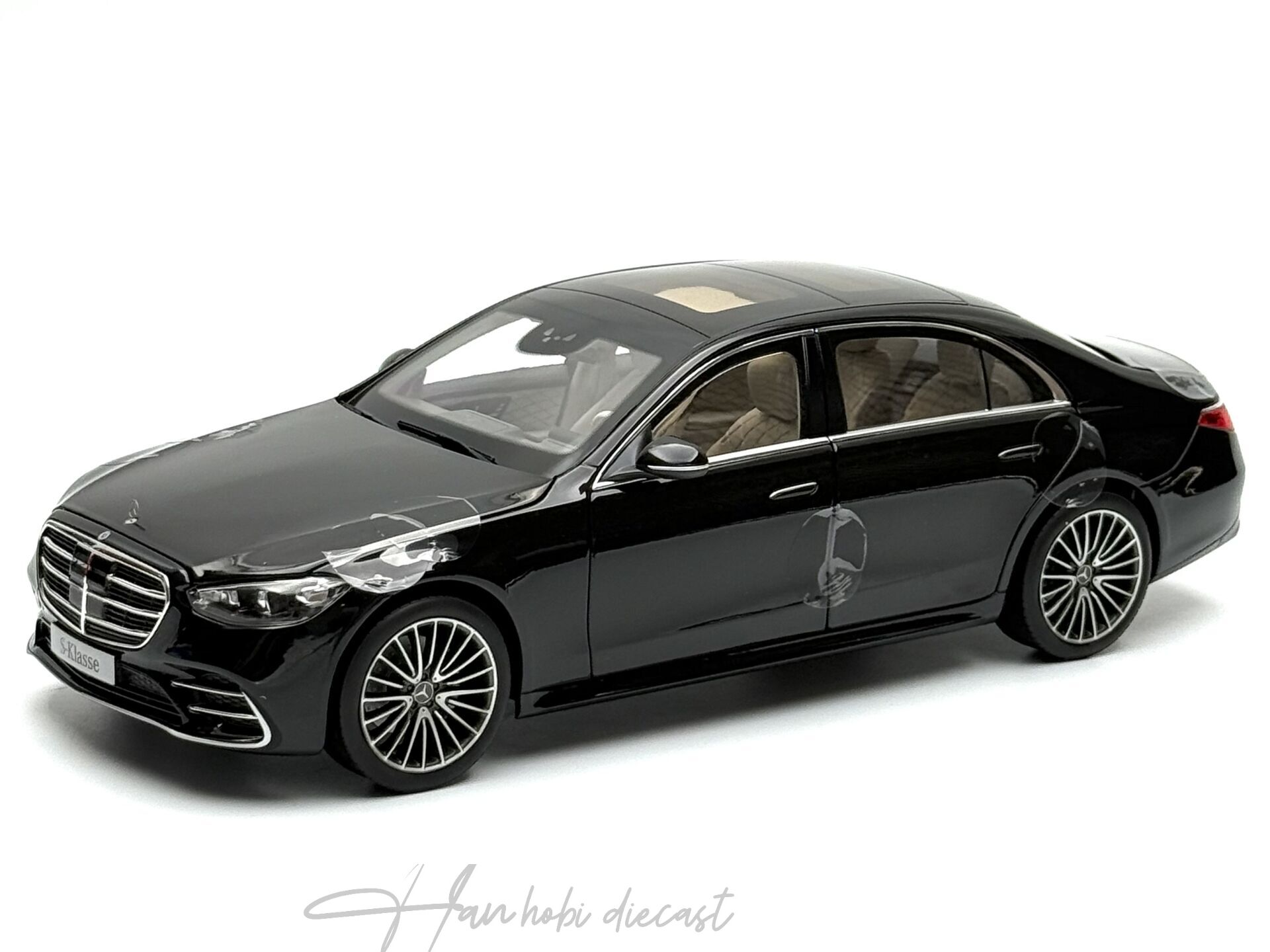 MERCEDES BENZ S CLASS AMG LİNE W223 BLACK 2021 1:18 NOREV