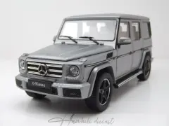 Mercedes Benz G-Class W463 matt silver 2015 1:18 iScale