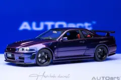 NISSAN SKYLINE GT-R(R34) Z-TUNE MIDNIGHT PURPLE AUTOART 1:18