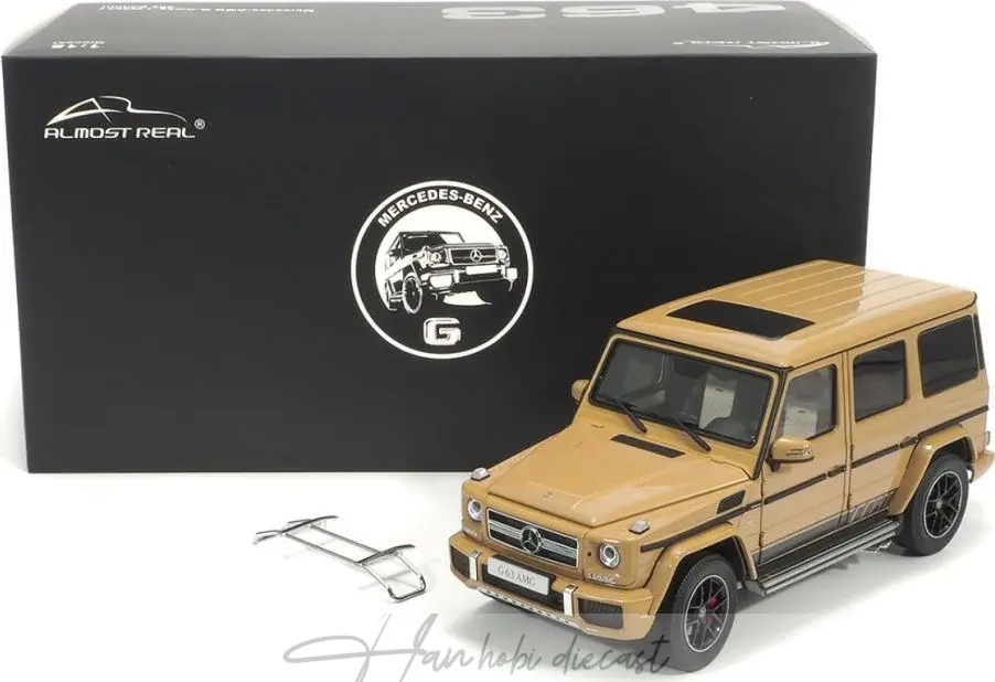 MERCEDES G63 AMG 2017 DESERT SAND ALMOST REAL 1:18