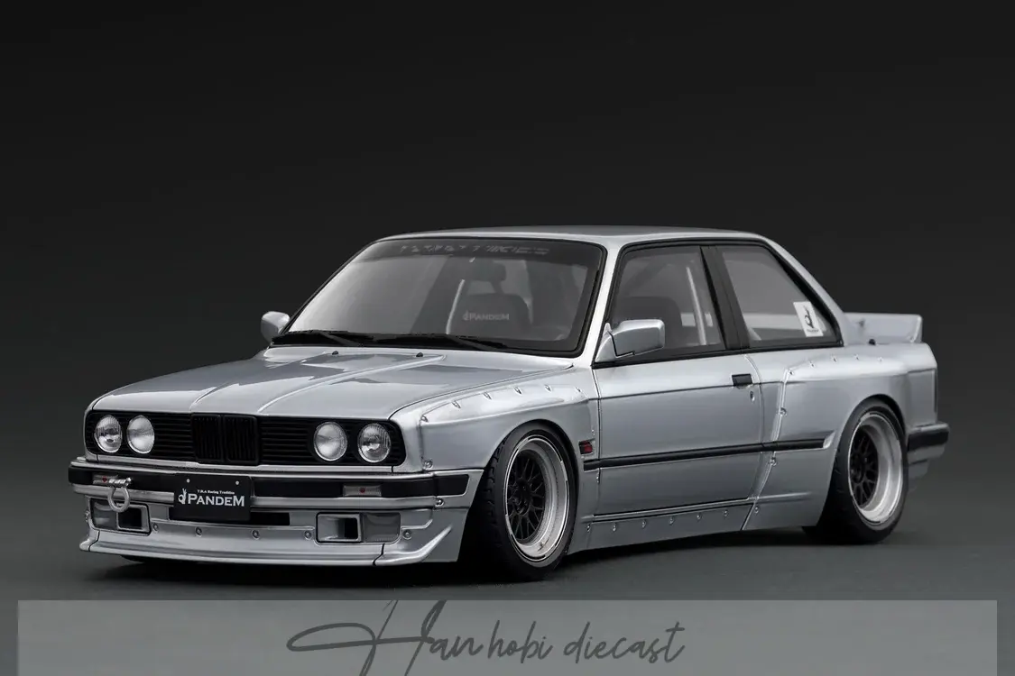 Ignition Model 1:18 BMW E30 3-Series PANDEM in Silver