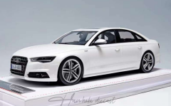 1/18 Ivy Audi S6 (White) Resin Car Model Limited 39 Pieces