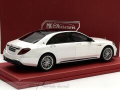 1:18 Mercedes-Benz S63 AMG W222 White - MK Miniatures