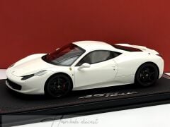 1:18 Ferrari 458 Italia 2009 Avus White 12 pcs. - BBR