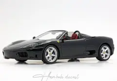 1/18 BBR Ferrari 360 Modena Spider manual gear Gloss Black