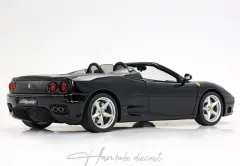 1/18 BBR Ferrari 360 Modena Spider manual gear Gloss Black