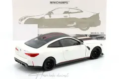 BMW M4 CSL (G82) 2023 White 1/18 MINICHAMPS