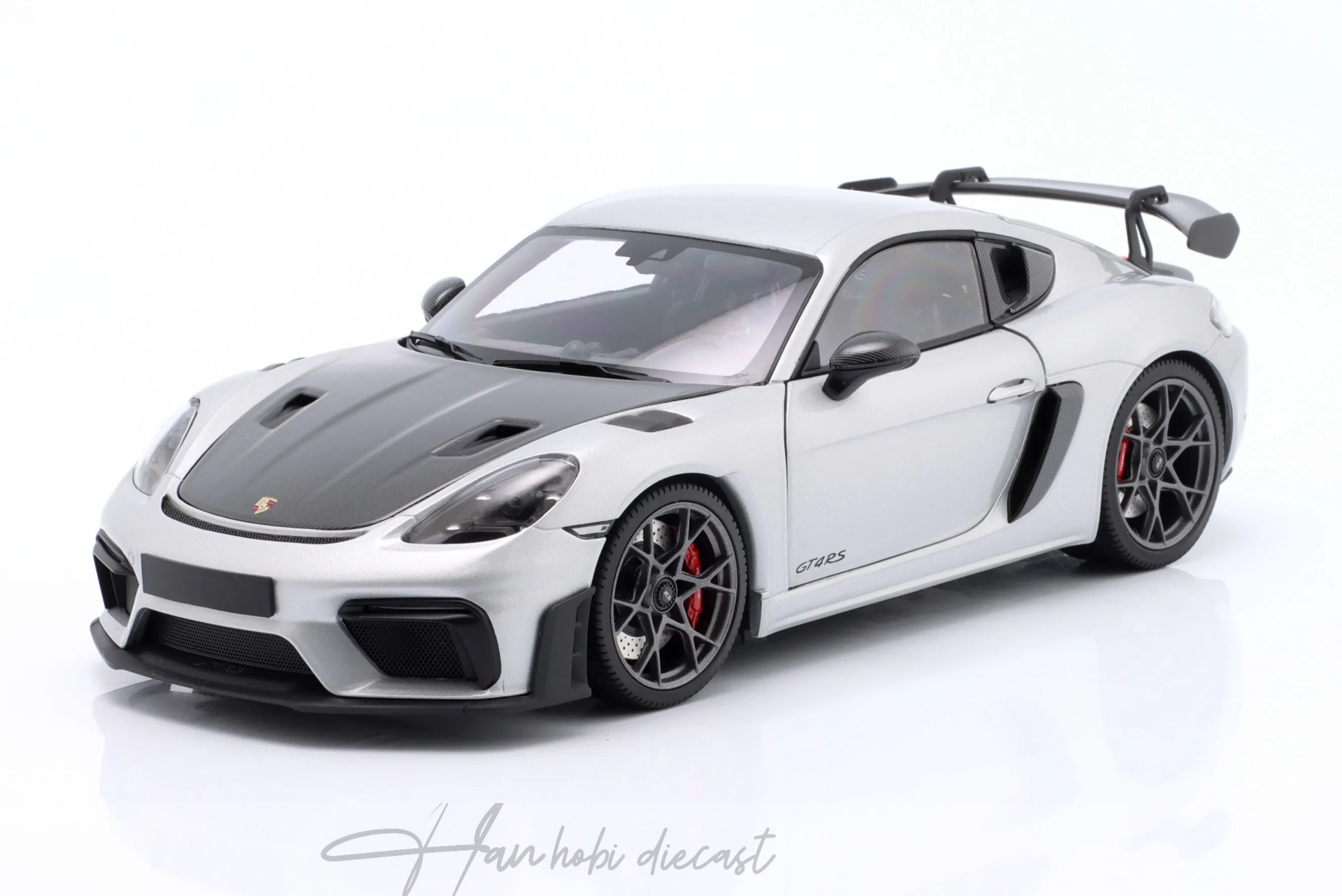 PORSCHE CAYMAN GT4 RS WEISSACH PACKAGE 2024 1/18 MINICHAMPS