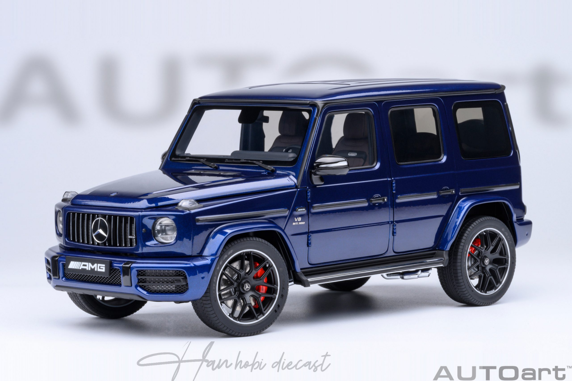 Mercedes-AMG G63 2019 (Brilliant Blue Metallic) 1/18 AUTOart