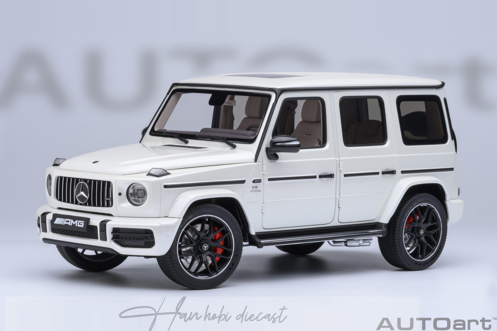 Mercedes-AMG G63 2019 (Designo Brilliant White) 1/18 AUTOart