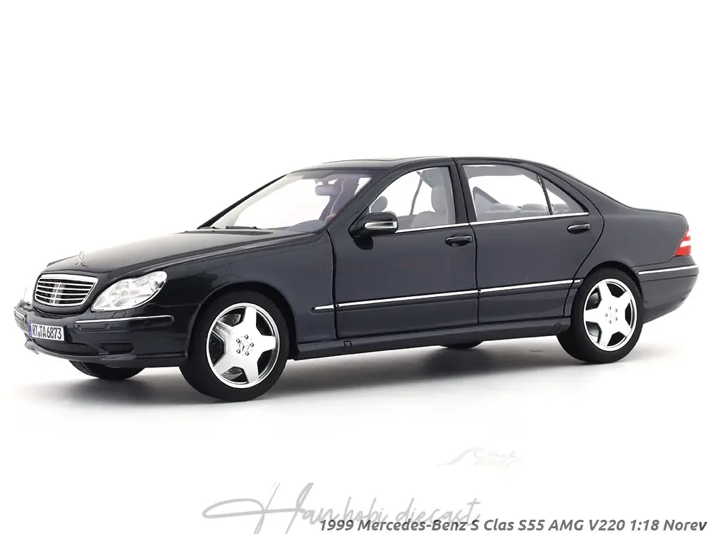 Mercedes-Benz S55 AMG W220 Dealer Kutu 1:18 Norev