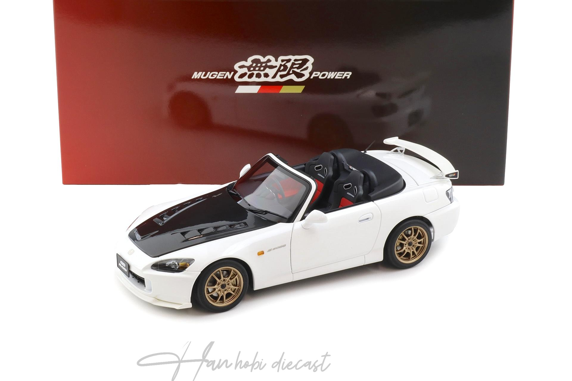 Honda S2000 (AP2) MUGEN Platinum White Pearl 1/18 Motorhelix