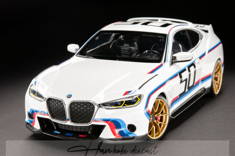 BMW - 3.0 CSL COUPE N 50 JAHRE 2022 - WHITE 1:18 Norev