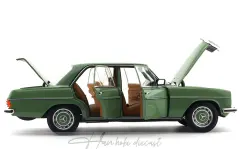 Mercedes Benz 200 W115 green 1973 1:18 Norev Diecast