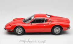 Ferrari Dino 246 GT Red Metallic 1968 1:18 Norev Dİecast