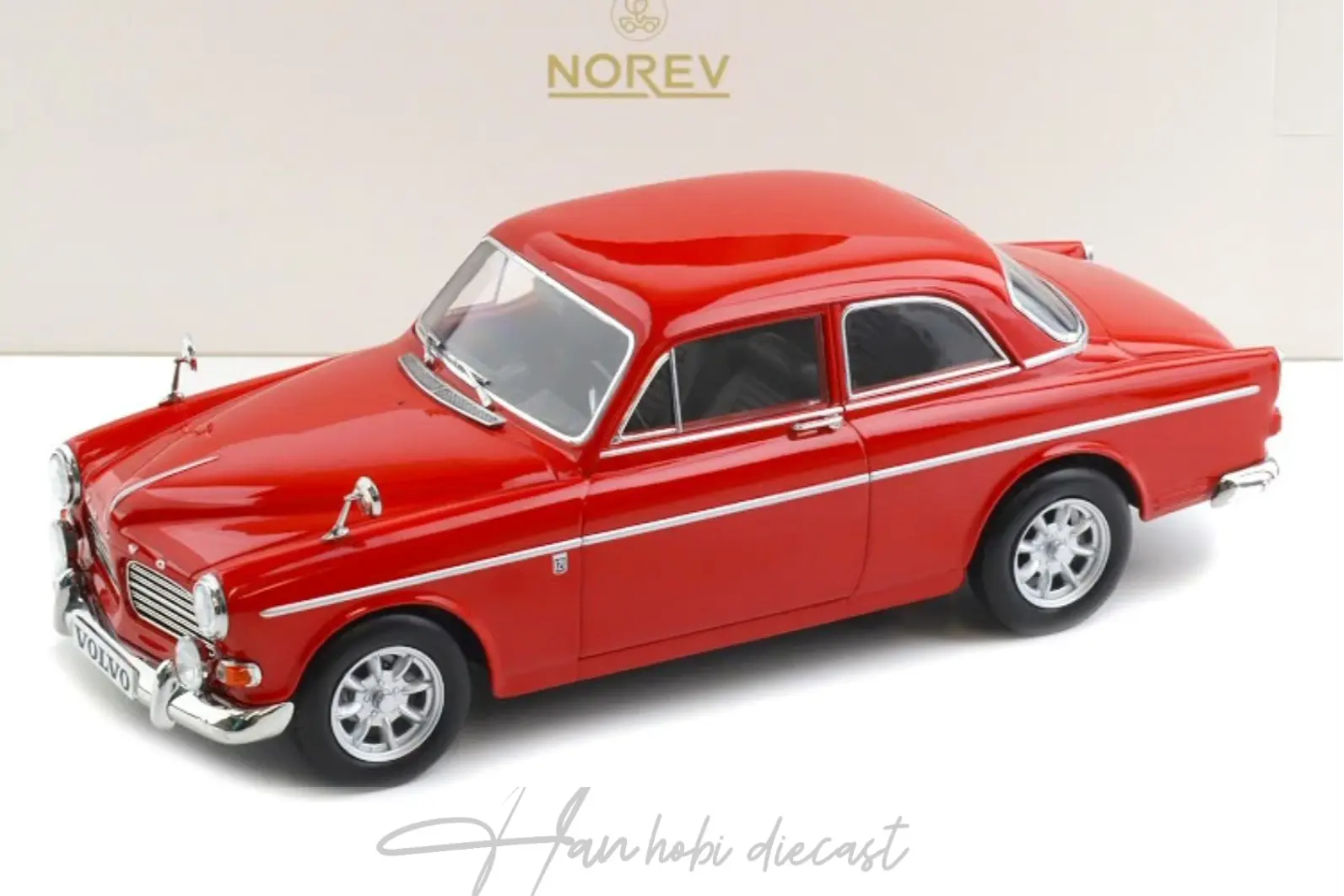 Volvo 123 GT Red Metallic 1:18 Norev 1968 Diecast