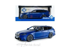 BMW M5 TOURING Blue Metallic 2024 1:18 Solido Diecast
