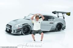 Nissan GTR R35 LBW With Wataru Kato Figurine 1:18 Solido 2024