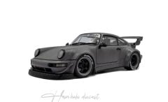 Porsche 964 RWB Nardo Grey With Akira Nakai 1:18 Solido