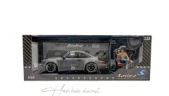 Porsche 964 RWB Nardo Grey With Akira Nakai 1:18 Solido