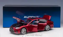 Lexus LS 500h (Morello Red Metallic) 2018 1:18 Autoart