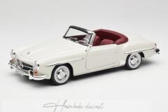 Mercedes Benz 190 SL 1954 White 1:18 Norev Diecast
