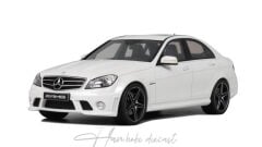 Mercedes Benz C63 AMG W204 Diamond White 1:18 GT Spirit 2007