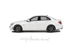 Mercedes Benz C63 AMG W204 Diamond White 1:18 GT Spirit 2007