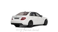 Mercedes Benz C63 AMG W204 Diamond White 1:18 GT Spirit 2007
