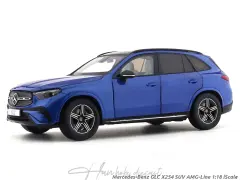 MERCEDES BENZ GLC AMG-Line 2022 blue 1:18 İscale Diecast