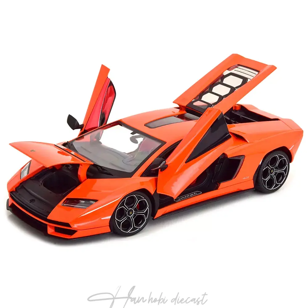Lamborghini COUNTACH 2021 Orange 1:18 Maisto Diecast