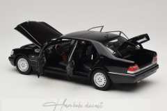 Mercedes S600 W140 Obsidian Black Metallic Norev 1:18 Diecast