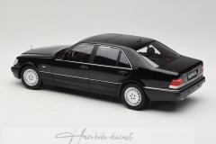 Mercedes S600 W140 Obsidian Black Metallic Norev 1:18 Diecast