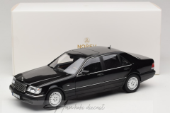 Mercedes S600 W140 Obsidian Black Metallic Norev 1:18 Diecast