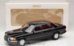 Mercedes Benz 560 SEL W126 Black 1989 1:18 Norev Diecast