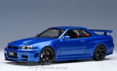 Nissan Skyline GT-R (R34) Z-tune Blue 2001 1:18 Autoart