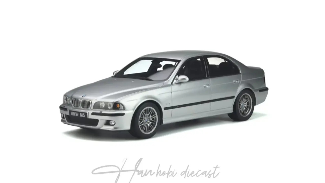 Bmw M5 E39 Silver 2002 Otto mobile 1:18 Resin