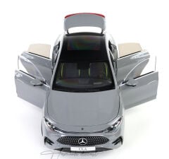 Mercedes Benz CLA C174 Bev Alpin Grey 1:18 NZG 2025 Dİecast