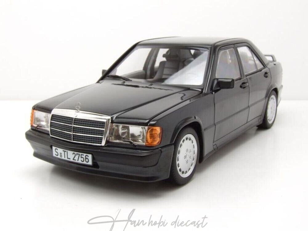 Mercedes Benz 190 E W201 Black 1:18 1984 Norev Diecast
