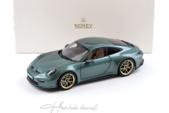 Porsche 911 992 GT3 Touring 2021 Green 1/18 Norev Dİecast
