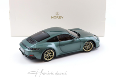 Porsche 911 992 GT3 Touring 2021 Green 1/18 Norev Dİecast